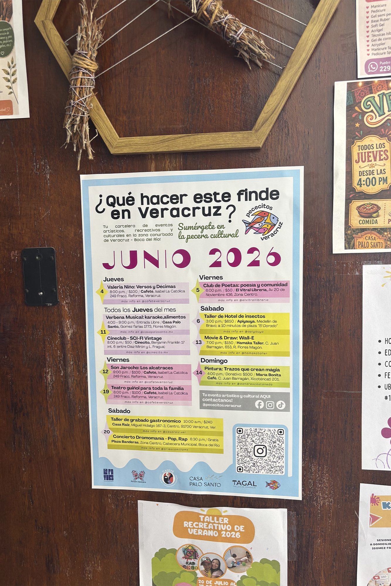 Proyecto cultural de Cartelera cultural mensual fisica